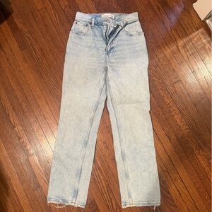 Abercrombie & Fitch Light Wash Straight Leg Jeans